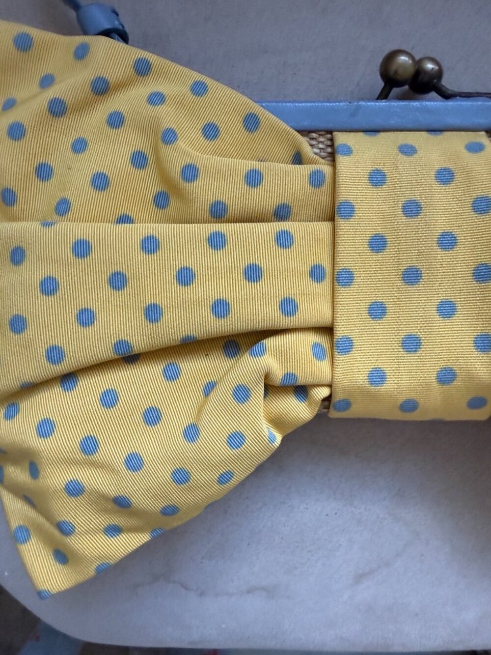 Yellow Bow bag - Picture 2 of 9